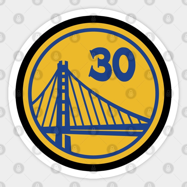 stephen curry 30 Sticker by Vamp Pattern